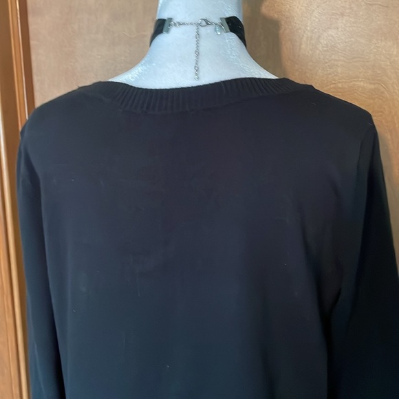 Faux Suede Black Sweater by Express - Picture 10 of 15